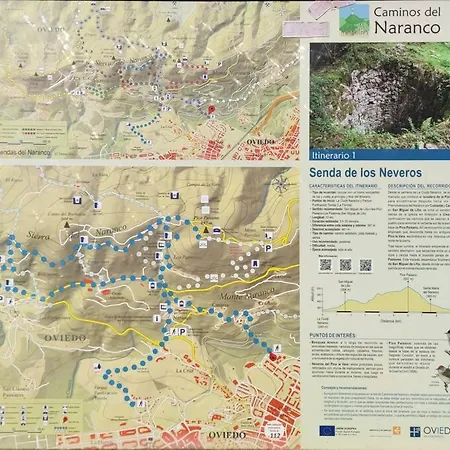 Atico Mirador Del Naranco, Parking Gratuito, Wifi, Zona Residencial Appartement